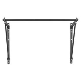 Pull Up Bar, 50 in Width Wall Mounted Pull Ups, Adjustable Depth 22" or 30" from Wall, Heavy Duty Steel Upper Body Workout Bars